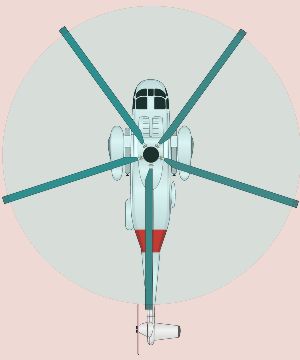 Relatively ambigious US made Sikorsky ( 5 wing copter ) Most copters have 2 or 4 wings. Some has 3.