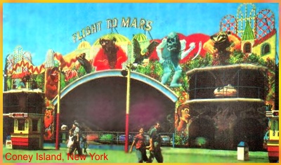 Ghost Train : Flight to Mars : Coney Island - New York